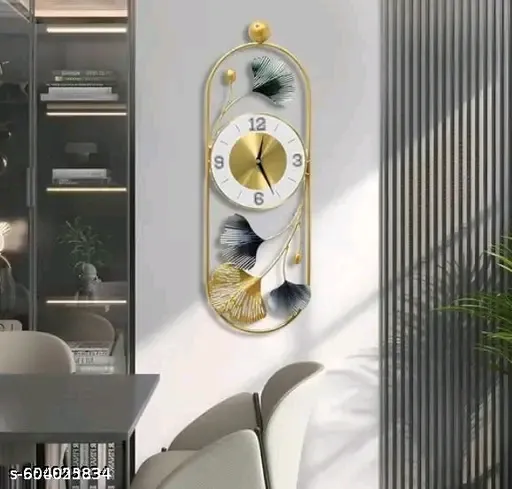 Luxury Decorative Floral Wall Clock