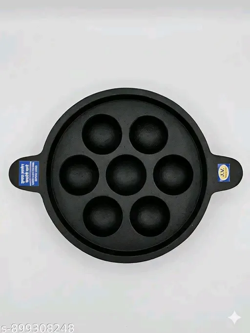 7 Pits Cast Iron Appe Pan