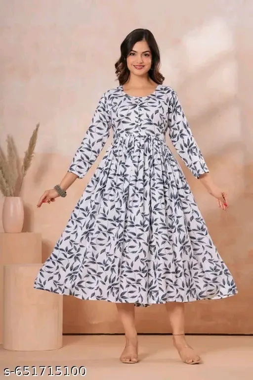 Anarkali Printed Kurtis for women (M)
