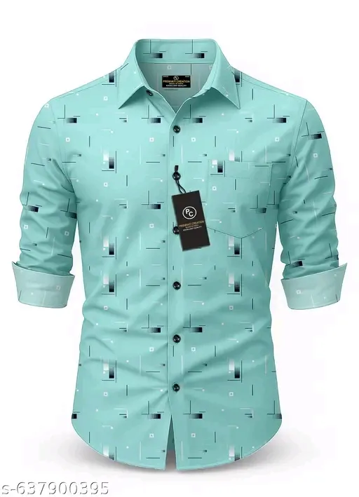 Premium Modern Printed Shirt for Men (M)