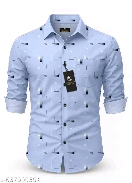 Premium Modern Printed Shirt for Men (M)
