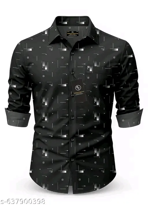 Premium Modern Printed Shirt for Men (M)