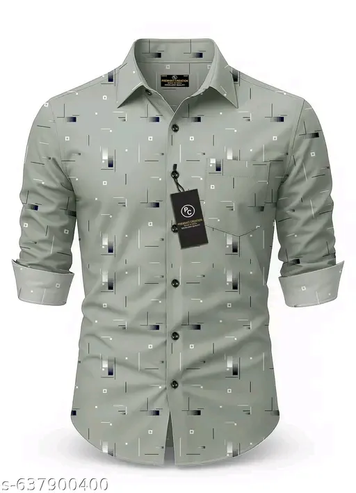 Premium Modern Printed Shirt for Men (M)