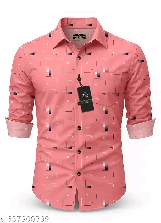 Premium Modern Printed Shirt for Men (M)