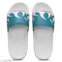 Stylish Blue & White Comfortable Slip-On Slider Sandals for Men