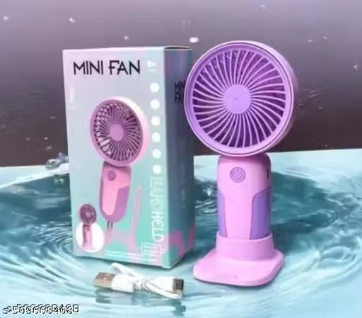 Mini Handheld Fan with 3 Adjustable Speeds