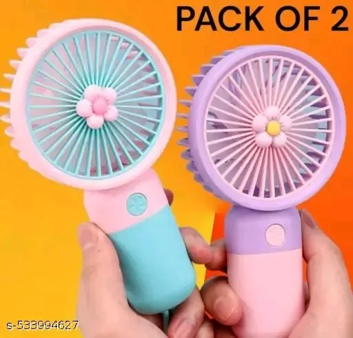 Pack Of 2 Portable Fans