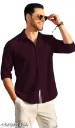 Full sleeve vertical stripe popcorn shirt for men
