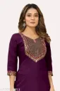 Stylish Kurti with embroidery work