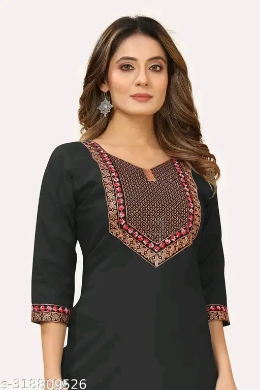 Stylish Kurti with embroidery work (S)
