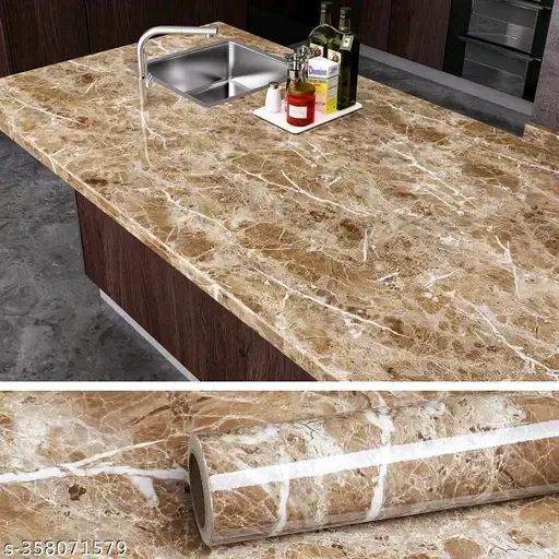 Waterproof Wallpaper For Desk and Kitchen