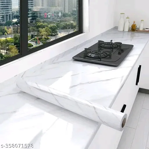 Waterproof Wallpaper For Desk and Kitchen