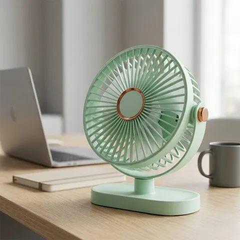 Portable USB Rechargeable Table Fan