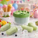 Plastic Ice Candy Popsicle maker 8 Mold Set