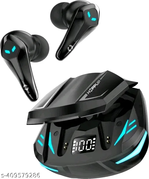 Hoppup Xo3 Gaming Earbuds with 35MS Low Latency, 13MM DRIVERS & 50H PlayTime Bluetooth Headset (Black, True Wireless)