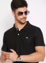 Men's Cotton Half Sleeve Solid Polo Tshirt