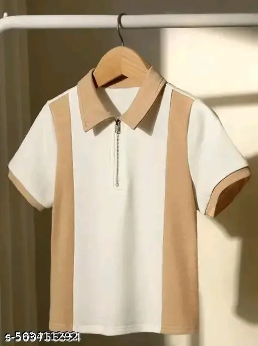 Men's Cotton Half Sleeve Solid Polo Tshirt