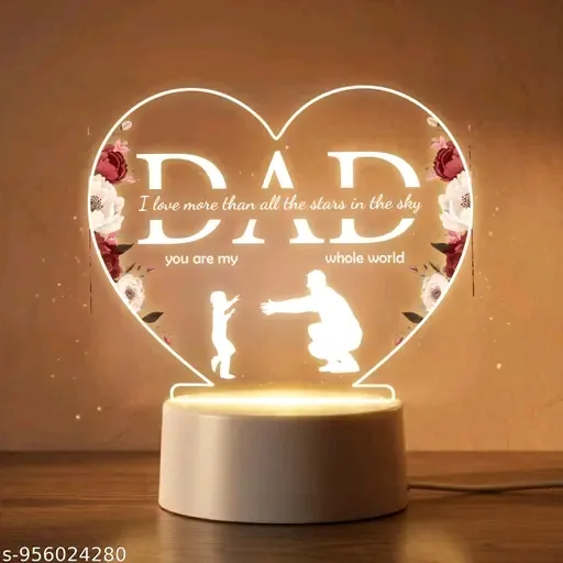 Special Father's Day Decorative Lamp With LED Light