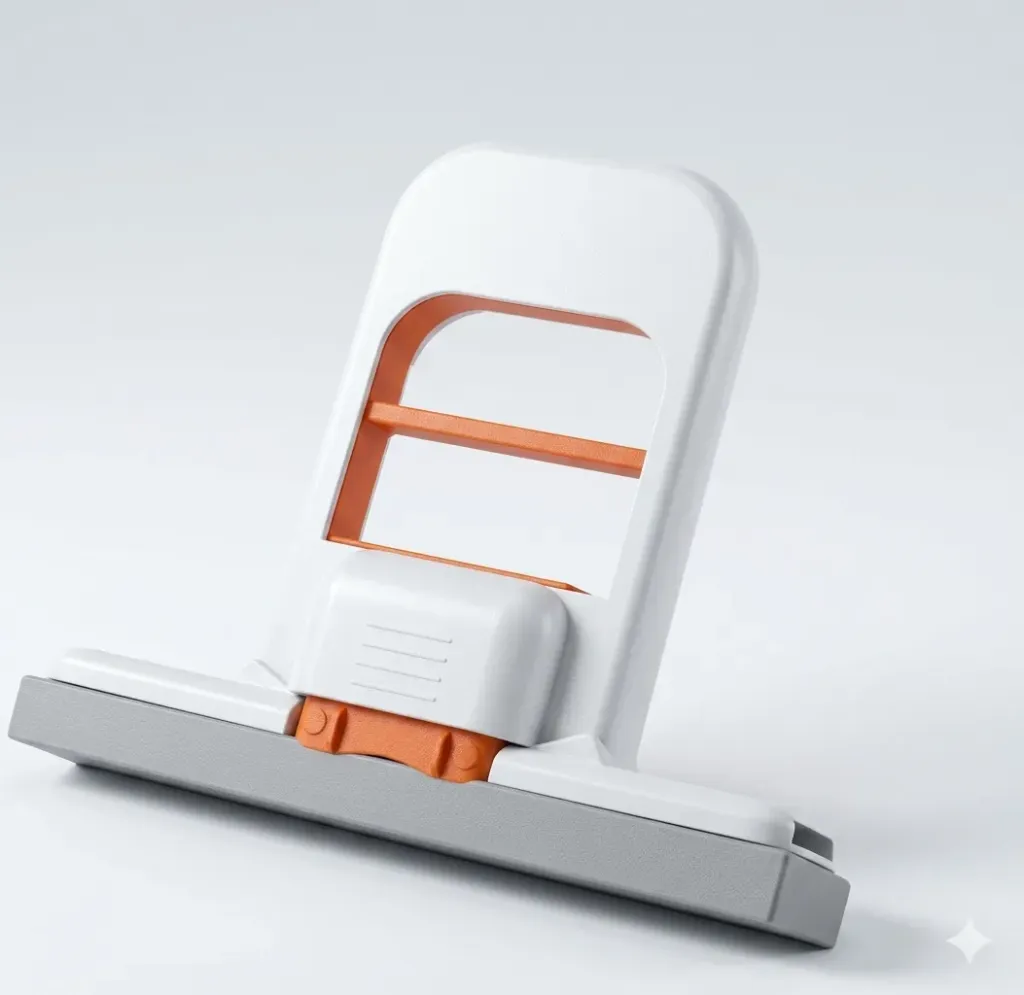 One-Hand Squeeze Handle & Replaceable Head, Wet/Dry Use